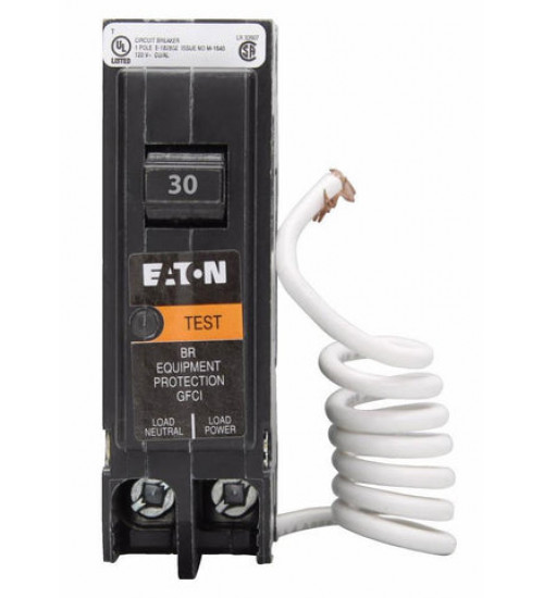 BRN130EP - Eaton Cutler-Hammer 30 Amp 1 Pole 120 Volt Plug-In Molded Case Circuit Breaker