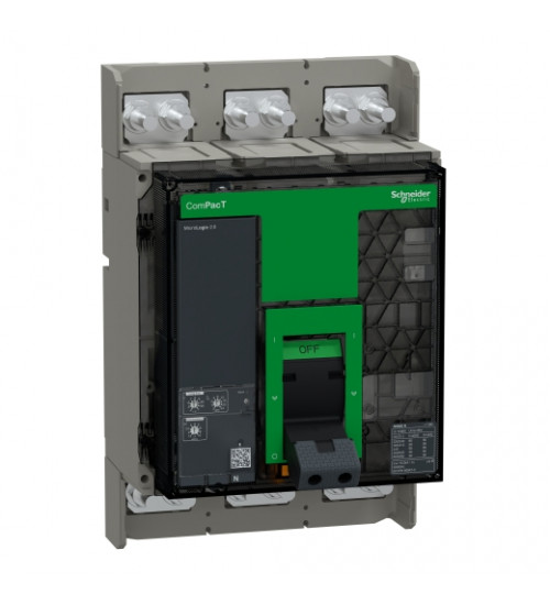 C080N320FME_IN - Circuit breaker, ComPacT NS800N, 50kA at 415VAC, 3P, fixed, manually operated, MicroLogic 2.0 control unit, 800A - Schneider Electric