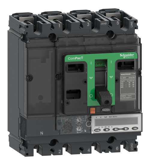 C16F46A160 - NSX160F 36kA AC 4P4D 160A 6.2A | Schneider Electric