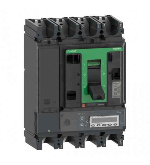 C40F46A400 - NSX400F 36kA AC 4P4D 400A 6.3A | Schneider Electric