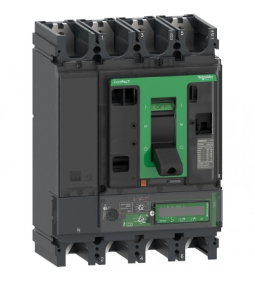 C40F46E400 - NSX400F 36kA AC 4P4D 400A 6.3E | Schneider Electric