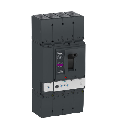 Schneider Electric C40K42D250 - Circuit breaker, ComPacT NSX400K, 36kA/800VAC, 10kA/1000VAC, 4 poles, MicroLogic 2.3 trip unit, 250A