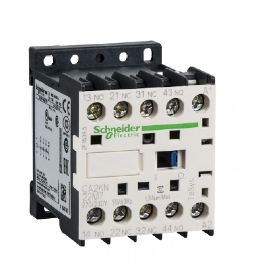 Schneider Electric CA2KN31N7 - TeSys K control relay - 3 NO + 1 NC - 690 V - 400...415 V AC coil