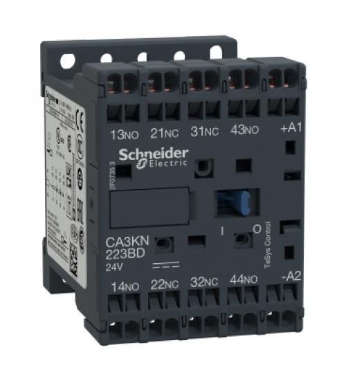 CA3KN223BD - TeSys K control relay - 2 NO + 2 NC - <= 690 V - 24 V DC standard coil - Schneider Electric