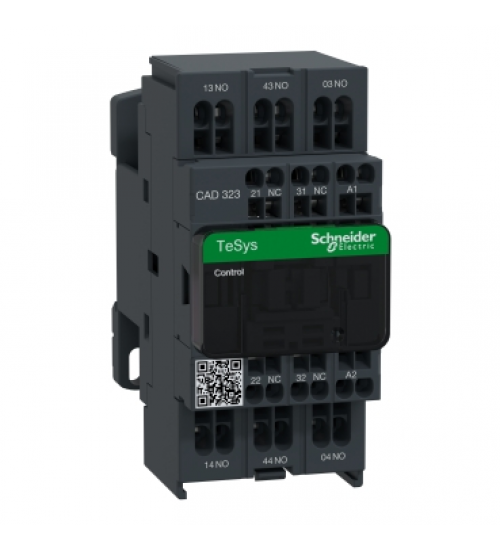 CAD323F7 - TeSys Deca control relay - 3 NO + 2 NC - <= 690 V - 110 V AC standard coil - Schneider Electric CAD323F7 - TeSys Deca control relay - 3 NO + 2 NC - <= 690 V - 110 V AC standard coil - Schneider Electric