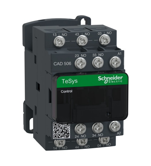 Schneider Electric CAD506F7 - TeSys D control relay - 5 NO - 690 V - 110 V AC standard coil