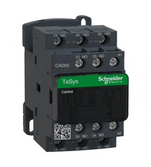 CAD50R7 - TeSys D control relay - 5 NO - <= 690 V - 440 V AC standard coil - Schneider Electric