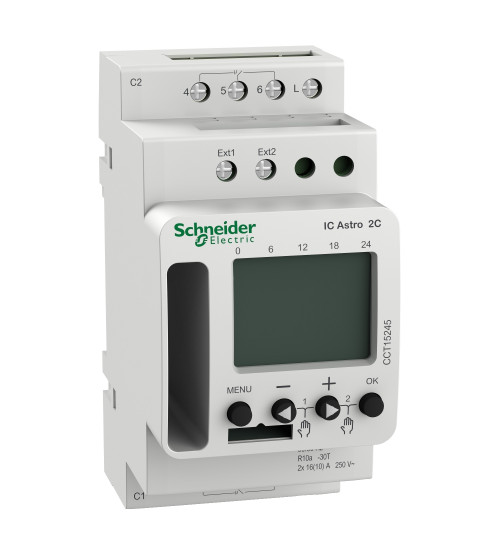 Schneider Electric CCT15245 - Acti 9 IC Astro 2C SMART programmable twilight switch