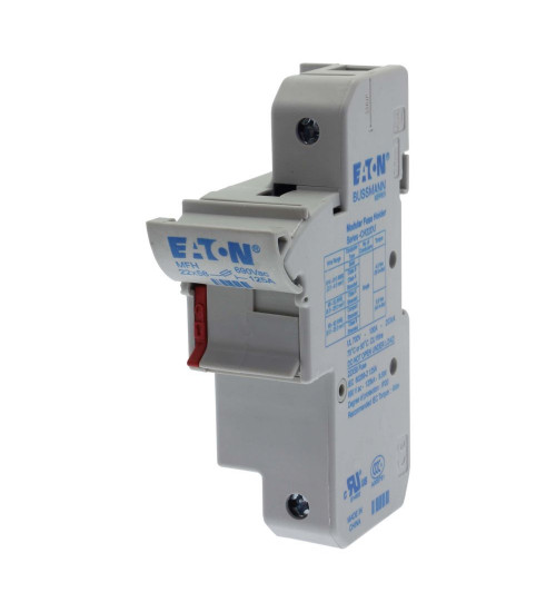 Eaton CH221DU - Low Voltage 125 A, 690 V, Single-pole, DIN rail, 2 x M4 Panel mounting screws, CH22, 22 x 58 mm Eaton CH221DU - Low Voltage 125 A, 690 V, Single-pole, DIN rail, 2 x M4 Panel mounting screws, CH22, 22 x 58 mm