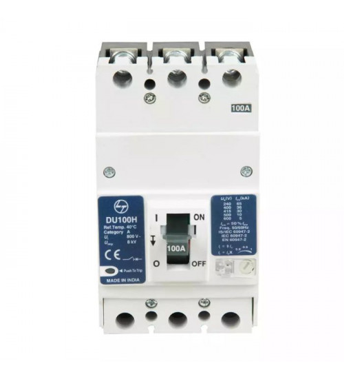 Lauritz Knudsen CM97894OOE2 DU100H MCCB 32A 3P 415V AC 30kA Thermal Magnetic 50/60 Hz