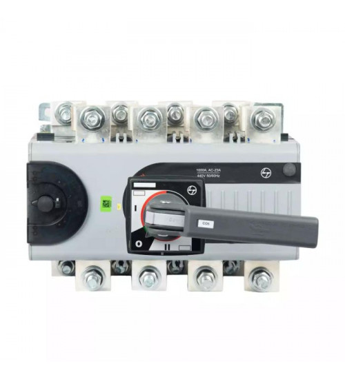 Lauritz Knudsen CO58000OOOO C-Line Manual Changeover Switch FR5 800A 4P 415V AC Open Execution Extended Handle