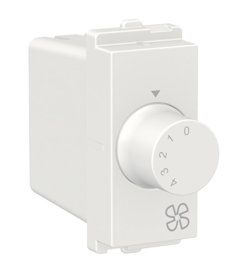 Schneider Electric CPX4STFAN1M_WE - Clipsal X - 4-Step Fan Regulator - 1M - White