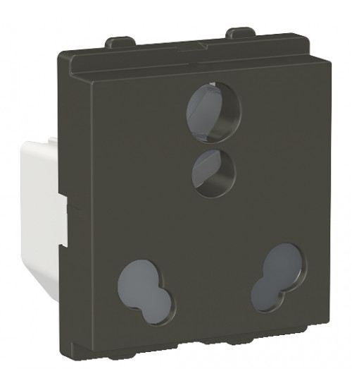 Schneider Electric CPX616SK_GY - Clipsal X socket-outlet 3P with shutter 6A/16 A coke grey