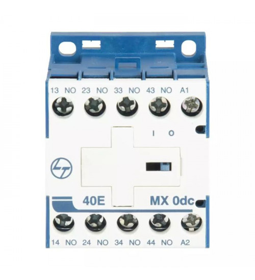 Lauritz Knudsen CS940274OOO MX0 Mini Control contactor 4A 4P 415V AC 4NO AC-15 24V DC Coil