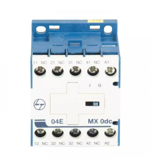 Lauritz Knudsen CS940444OOO MX0 Mini Control contactor 4A 4P 415V AC 4NC AC-15 24V DC Coil
