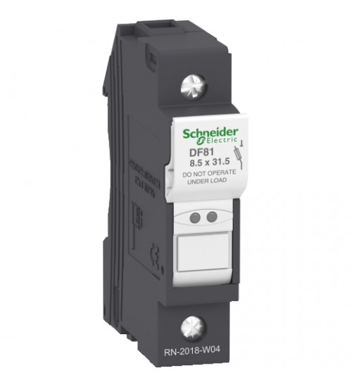 Schneider Electric DF81 - Fuse carrier TeSys DF, 1P 25A, fuse size 8.5x32 mm