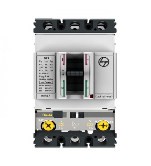 Lauritz Knudsen DZ1T0125NXD1AOOOO DZ1N MCCB 125 3P 415V AC 50kA Thermal Magnetic 50/60 Hz