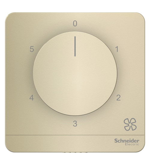 Schneider Electric E8331FR350_WG_G8 - Fan Regulator, AvatarON, 5 Steps 360 Degree, Wine gold