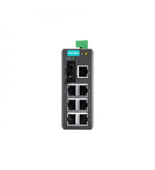 EDS-208-M-ST, EDS-208-M-ST Moxa, Entry-level unmanaged Ethernet switch with 7 10/100BaseT(X) ports, 1 100BaseFX multi-mode port with ST connectors, plastic housing, -10 to 60°C operating temperature EDS-208-M-ST, EDS-208-M-ST Moxa, Entry-level unmanaged Ethernet switch with 7 10/100BaseT(X) ports, 1 100BaseFX multi-mode port with ST connectors, plastic housing, -10 to 60°C operating temperature