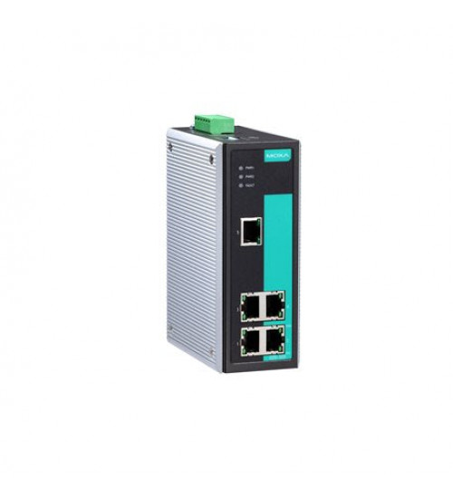 EDS-305, EDS-305 Moxa, Unmanaged Ethernet switch with 5 10/100BaseT(X) ports, relay output warning, 0 to 60°C operating temperature EDS-305, EDS-305 Moxa, Unmanaged Ethernet switch with 5 10/100BaseT(X) ports, relay output warning, 0 to 60°C operating temperature