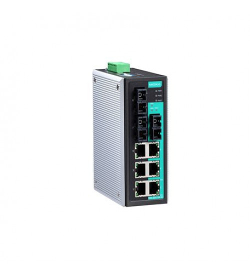 EDS-309-3M-SC-T, EDS-309-3M-SC-T Moxa, Unmanaged Ethernet switch with 6 10/100BaseT(X) ports, 3 100BaseFX multi-mode ports with SC connectors, relay output warning, -40 to 75°C operating temperature EDS-309-3M-SC-T, EDS-309-3M-SC-T Moxa, Unmanaged Ethernet switch with 6 10/100BaseT(X) ports, 3 100BaseFX multi-mode ports with SC connectors, relay output warning, -40 to 75°C operating temperature