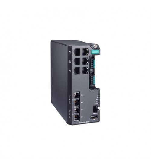 EDS-4008-2MSC-HV-T, EDS-4008-2MSC-HV-T Moxa, Managed Ethernet switch with 6 10/100BaseT(X) ports, 2 100BaseFX multi-mode ports with SC connectors, single power supply 110/220 VAC/VDC, -40 to 75°C operating temperature EDS-4008-2MSC-HV-T, EDS-4008-2MSC-HV-T Moxa, Managed Ethernet switch with 6 10/100BaseT(X) ports, 2 100BaseFX multi-mode ports with SC connectors, single power supply 110/220 VAC/VDC, -40 to 75°C operating temperature