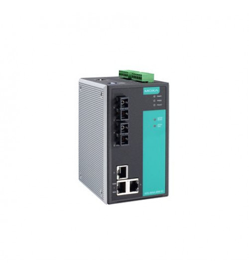 Moxa EDS-505A-SS-SC, Managed Ethernet switch with 3 10/100BaseT(X) ports, 2 100BaseFX single-mode ports with SC connectors, 0 to 60°C operating temperature, Electrihub, Electrical store, Electrical supply store Moxa EDS-505A-SS-SC, Managed Ethernet switch with 3 10/100BaseT(X) ports, 2 100BaseFX single-mode ports with SC connectors, 0 to 60°C operating temperature, Electrihub, Electrical store, Electrical supply store