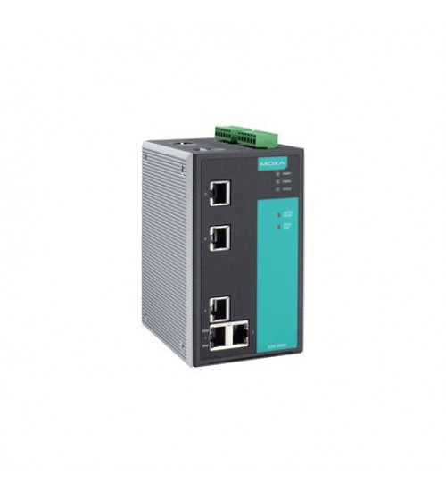 Moxa EDS-505A-T, Managed Ethernet switch with 5 10/100BaseT(X) ports, -40 to 75°C operating temperature, Electrihub, Electrical store, Electrical supply store Moxa EDS-505A-T, Managed Ethernet switch with 5 10/100BaseT(X) ports, -40 to 75°C operating temperature, Electrihub, Electrical store, Electrical supply store