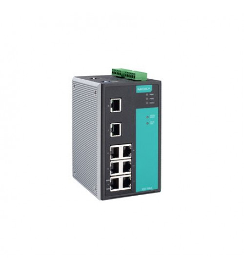 EDS-508A-T, EDS-508A-T Moxa, Managed Ethernet switch with 8 10/100BaseT(X) ports, -40 to 75°C operating temperature EDS-508A-T, EDS-508A-T Moxa, Managed Ethernet switch with 8 10/100BaseT(X) ports, -40 to 75°C operating temperature