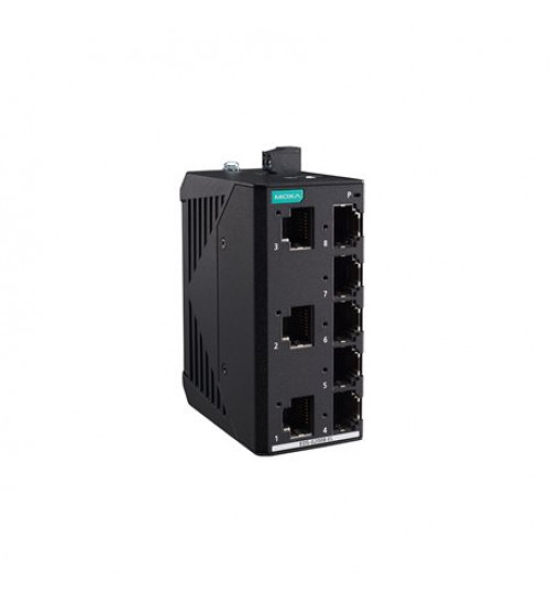 EDS-G2008-EL, EDS-G2008-EL Moxa, Unmanaged full Gigabit Ethernet switch with 8 10/100/1000 BaseT(X) ports, 12/24/48 power input, metal housing, -10 to 60°C operating temperature EDS-G2008-EL, EDS-G2008-EL Moxa, Unmanaged full Gigabit Ethernet switch with 8 10/100/1000 BaseT(X) ports, 12/24/48 power input, metal housing, -10 to 60°C operating temperature