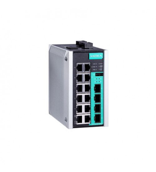 Moxa EDS-G516E-4GSFP, 16-port full Gigabit managed Ethernet switch with 12 10/100/1000BaseT(X) ports, 4 Gigabit SFP slots, -40 to 75°C operating temperature, Electrihub, Electrical store, Electrical supply store Moxa EDS-G516E-4GSFP, 16-port full Gigabit managed Ethernet switch with 12 10/100/1000BaseT(X) ports, 4 Gigabit SFP slots, -40 to 75°C operating temperature, Electrihub, Electrical store, Electrical supply store