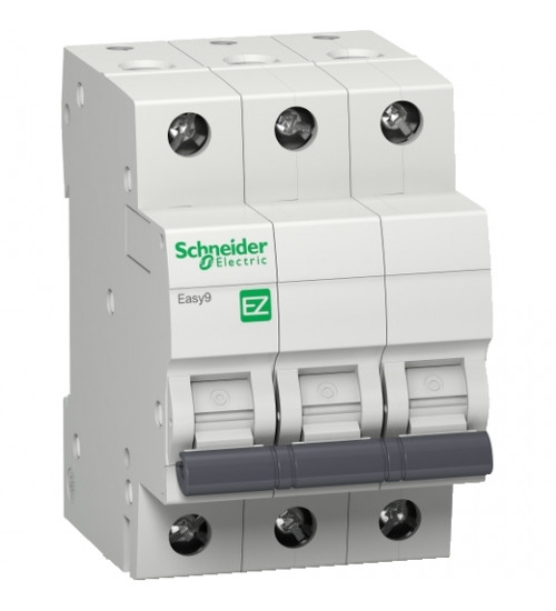 Schneider Electric EZ9F71332 - Miniature circuit breaker, Easy9, 3P, 32 A, C curve, 10000 A