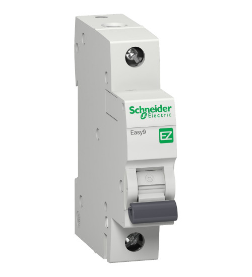 Schneider Electric EZ9F76125 - Miniature circuit breaker, Easy9, 1P, 25 A, C curve, 6000 A