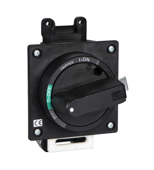 Schneider Electric EZEROTDS - Rotary handle - for EZC250,EZCV250 - black handle black front plate - direct mtg