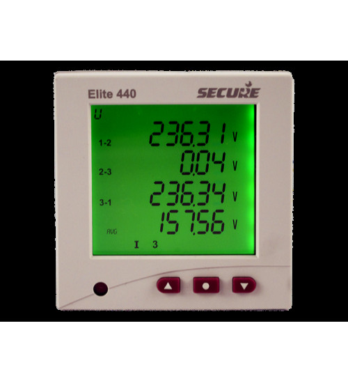 Elite442 VAF + THD (V & I), Fwd kWh/kVAh+PF+Kw+THD Power+RPM