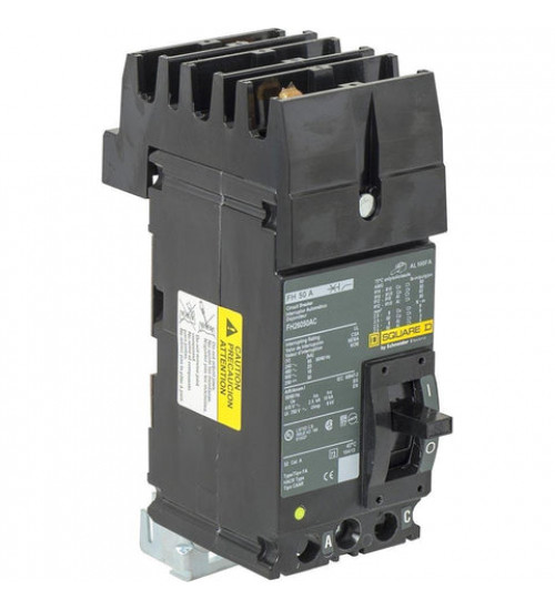 Square D FH26060AC - Circuit breaker, FH, 600V, 60A, 2 pole, 2 phase | Schneider Electric