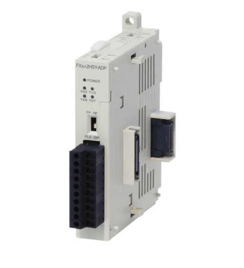 PLC, FX3U Two-axis positioning module for stepper andservo motors (200 kHz)