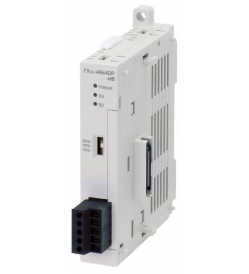 PLC, FX3U RS485 Interface module, 1n Multidrop, Modbus RTU/ASCII (master/slave)