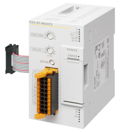 PLC Safety Main Module; iQ-F; 4 (2 redundant) inputs;4 (2 redundant) ouputs