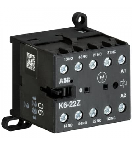 GJH1211001R8224 ABB K6-22Z-84Mini Contactor Relay110 ... 127 V AC2NO2NCScrew Terminals