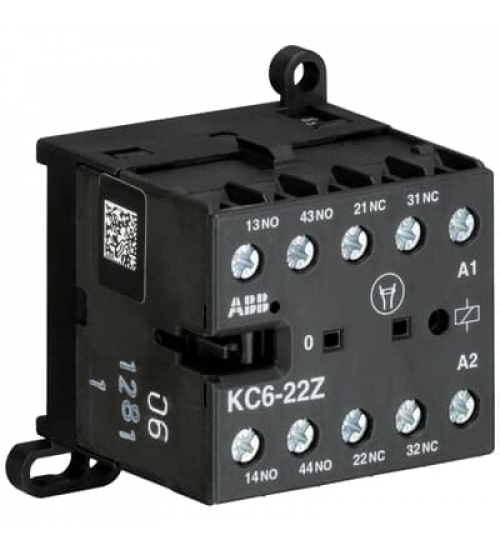 GJH1213001R0221 ABB KC6-22Z-01Mini Contactor Relay24 V DC2NO2NCScrew Terminals