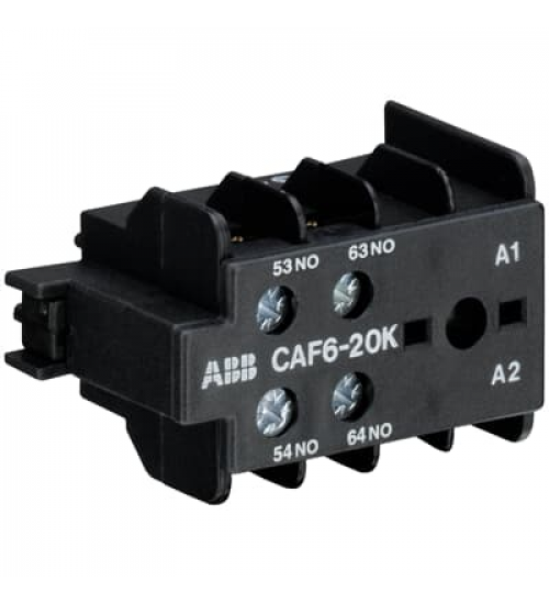 GJL1201330R0005 ABB CAF6-20K Auxiliary Contact 2NO/0NC screw terminal, front mounted
