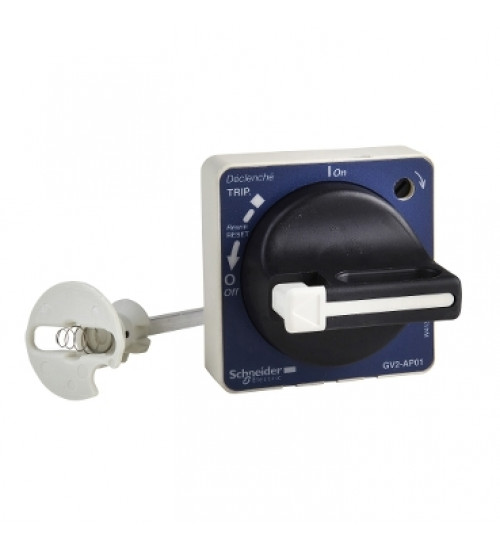 Schneider Electric GV2AP01 - Extended rotary handle kit, TeSys GV2, IP54, black handle, with trip indication, for GV2L-GV2P