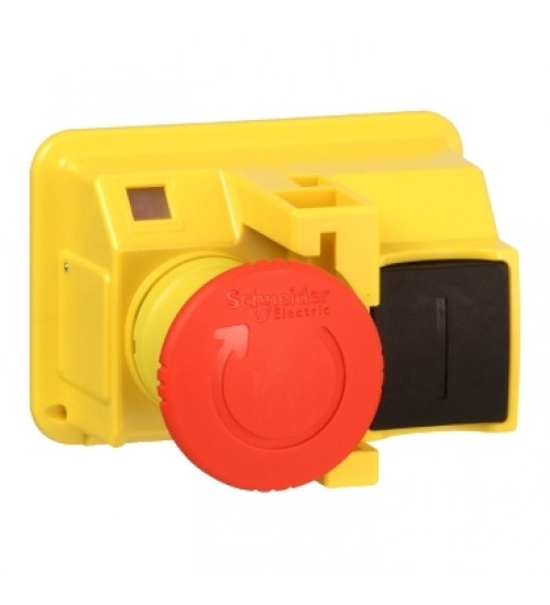 Schneider Electric GV2K031 - TeSys GV2 - Emergency stop pushbutton - latching - turn to release