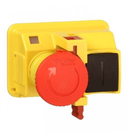 GV2K04 - TeSys GV2 - Emergency stop pushbutton - latching - turn to release - padlocking - Schneider Electric - Electrihub GV2K04 - TeSys GV2 - Emergency stop pushbutton - latching - turn to release - padlocking - Schneider Electric - Electrihub