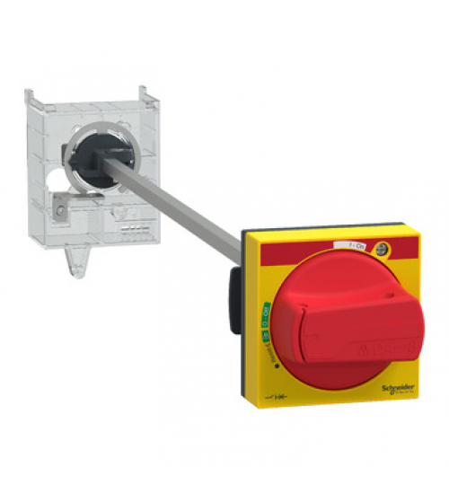 GV3APN04 - Extended rotary handle kit,TeSys GV3, IP65, red handle, without trip indication, for GV3L-GV3P - Schneider Electric - Electrihub GV3APN04 - Extended rotary handle kit,TeSys GV3, IP65, red handle, without trip indication, for GV3L-GV3P - Schneider Electric - Electrihub
