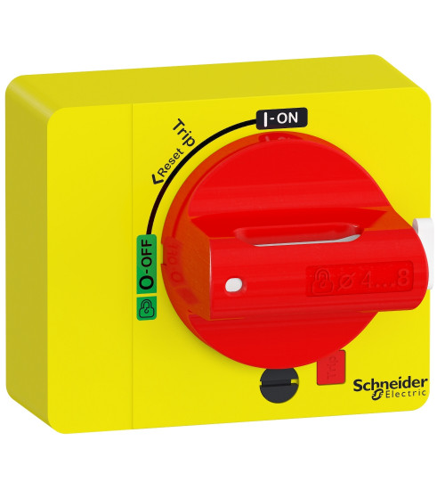 Schneider Electric GV4ADN02 - TeSys GV4 - direct rotary handle red - IP54