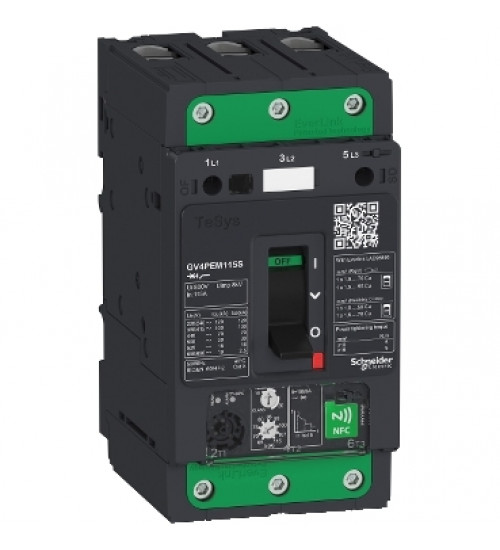 GV4PEM80S - TeSys GV4 - thermal magnetic multifunction circuit breaker - 80A 3P - Everlink - Schneider Electric