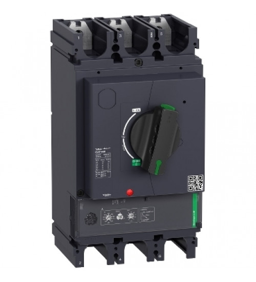 Schneider Electric GV6P500H - Motor circuit breaker, TeSys GV6, 3P, 500A, Icu 70kA, thermal magnetic