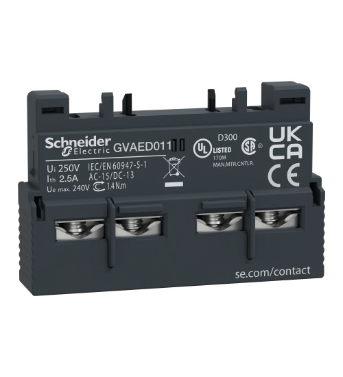 Schneider Electric GVAM11 - MAN-STARTER SHORT CIR CONTACT 575VAC 1